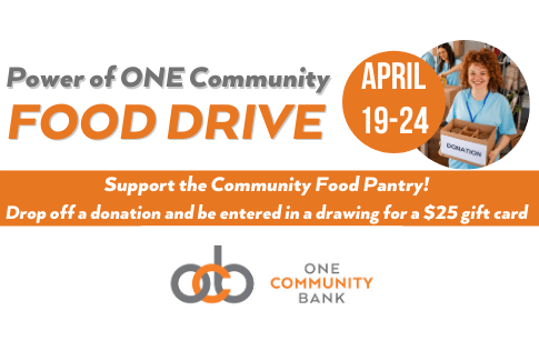OCB food drive announcement