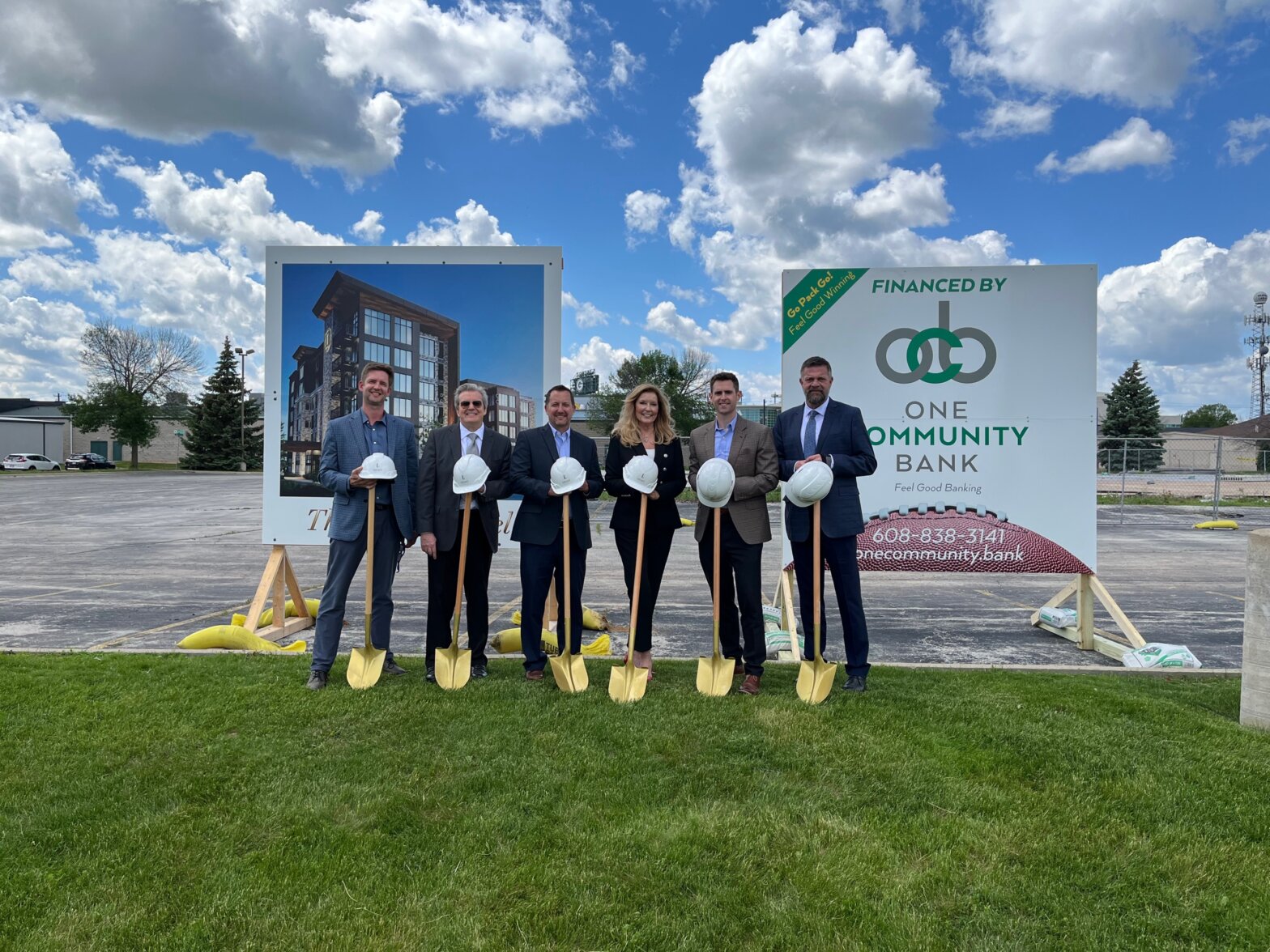 OCB colleagues at The Legacy Hotel Groundbreaking