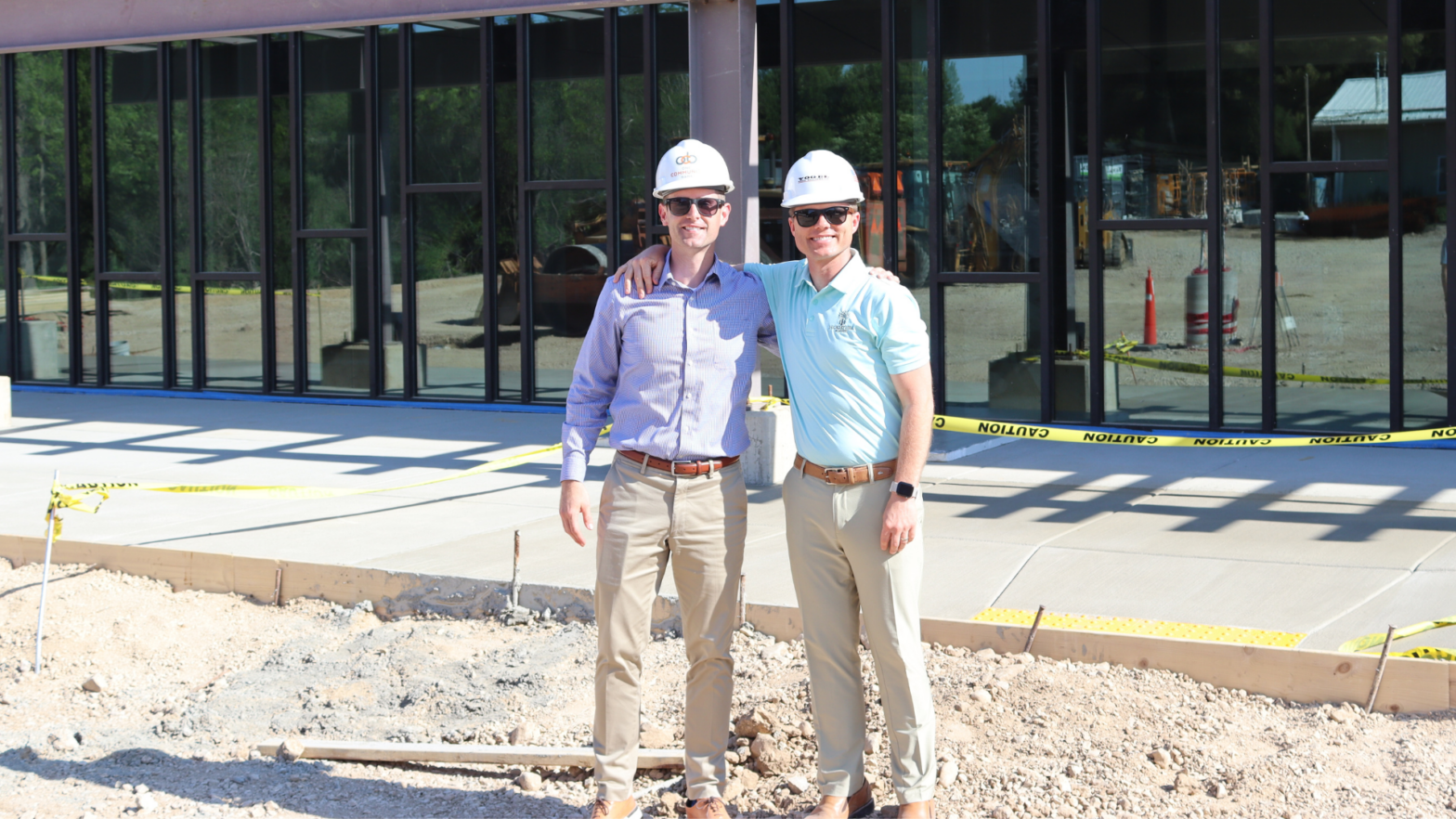 Dan Carey with Matt Dahl at Hickory Hill Academy