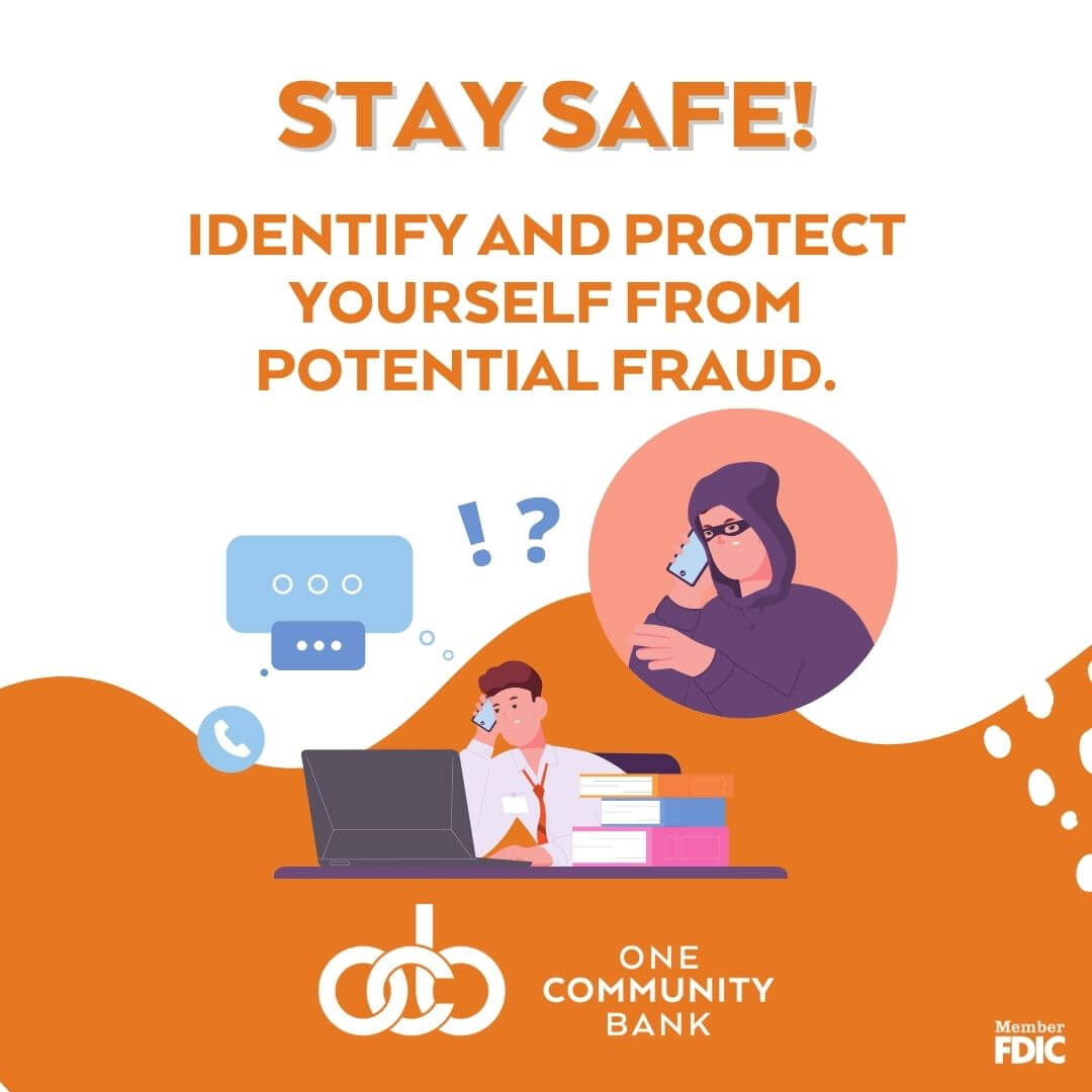 graphic of online fraud happening to someone