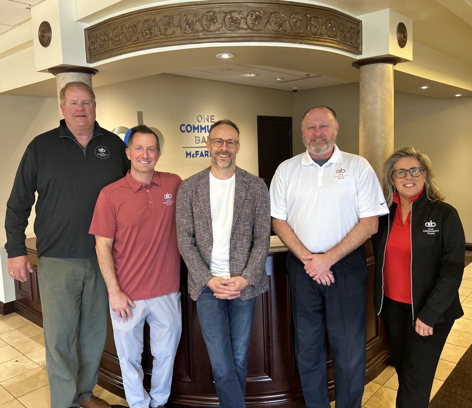 Group photo of OCB Advisory Board with Dave Martin